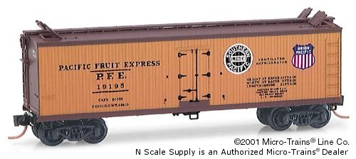 Union Pacific - Reefer - Pacific Fruit Express - Con-Cor 1352E